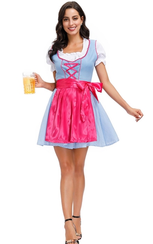 Womens German Dirndl Dress Costumes